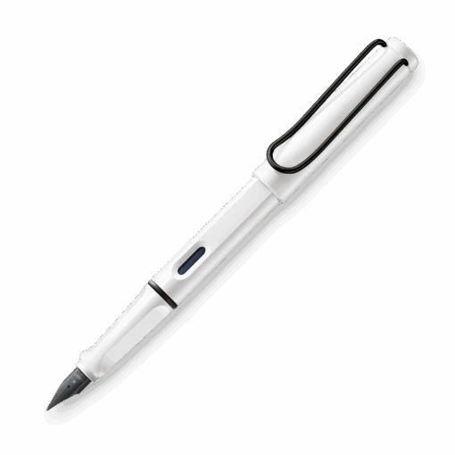 Lamy Safari Retro Edition Fountain Pen, White & Black -Pens Store 0d504c00 e88c 5239 8508 e6b058664c4f