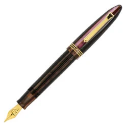 Tibaldi Bonania Zany Brown & Pink Fountain Pen -Pens Store 1474b6e1 545f 5c26 b566 8109d1566383