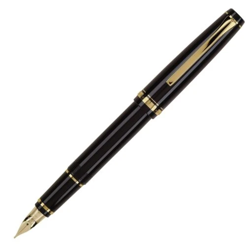 Pilot Falcon Fountain Pen, Black & Gold -Pens Store 38a13bcd f16d 5e76 bbf8 b41ee4b53b62
