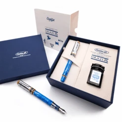 Conklin Israel 75th Anniversary Limited Edition Fountain Pen & Ink Bottle Set, Solid Gold Nib -Pens Store 38e01ea9 30eb 55d2 a269 e65115755b86