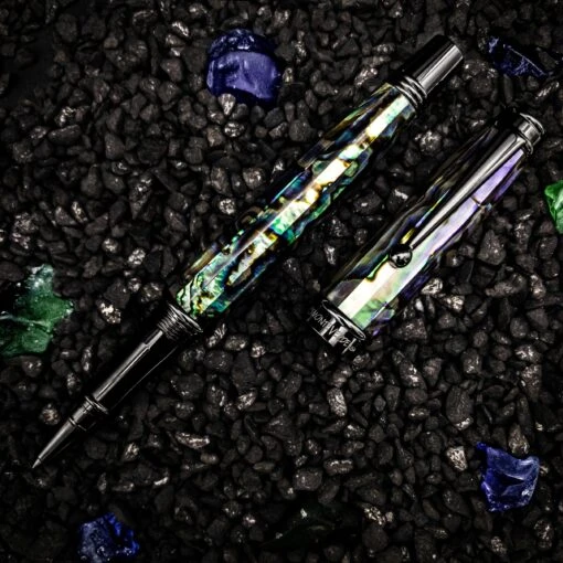Monteverde Invincia Limited Edition Abalone Shell Rollerball Pen, Gunmetal Trim -Pens Store 3a72fc67 dd34 58c7 aedb cf38a9502895