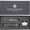 Diplomat Aero Fountain Pen Gift Set, Stripes -Pens Store 3f7d24d8 7125 571e a526 c8ec707f9431