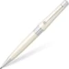 Cross® Cross Beverly Ballpoint Pen, Pearlescent White & Chrome -Pens Store 51mfCfadfQS. AC SL1500