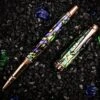Monteverde Invincia Limited Edition Abalone Shell Rollerball Pen, Rose Gold Trim -Pens Store 5bebfcea 627e 557a 8543 5b10d9adbaab
