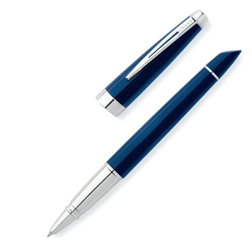 Cross® Cross Aventura Rollerball Pen, Starry Blue & Chrome -Pens Store 61J8OH w2EL. AC SL1500