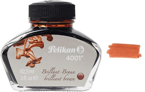 Pelikan 4001 Fountain Pen Ink Bottle, 30ml, Brilliant Brown -Pens Store 89a96bdb 0c09 5d02 8a34 b010be996977