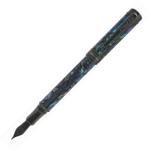 Conklin Endura Abalone Shell Limited Edition Fountain Pen, Gunmetal -Pens Store ABFP