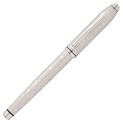 Cross® Cross Townsend Limited Edition Cherry Blossom Rollerball Pen, Brushed Platinum -Pens Store AT004X 38 closed 300dpi