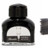 Pineider Fountain Pen Ink Bottle, 75ml Glass Bottle, Black -Pens Store BottleBlack