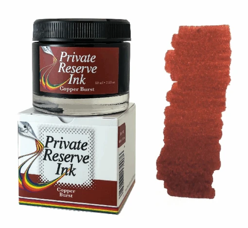 Private Reserve Fountain Pen Ink Bottle, 60ml, Copper Burst -Pens Store CopperBurst