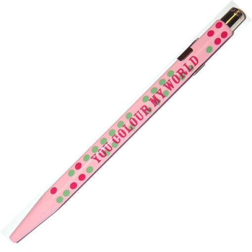 Caran D'Ache 849 Ballpoint Pen You Colour My World, Pink -Pens Store DSCN2300