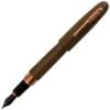 Conklin All American Limited Edition Walnut Fountain Pen, Rose Gold -Pens Store Golden Walnut Rose Gold FP FS 18229