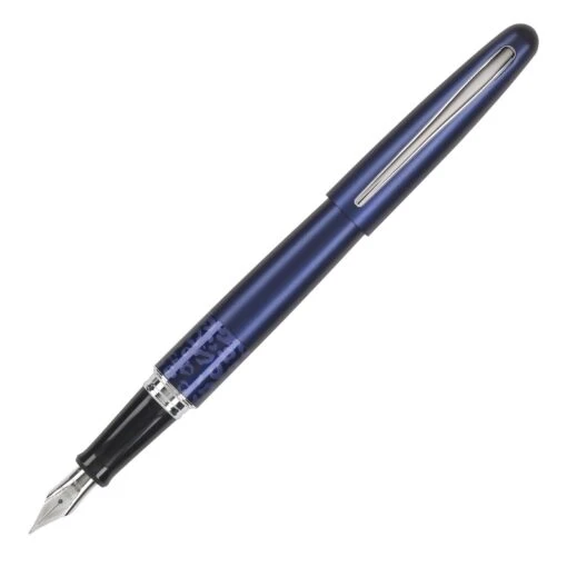Pilot MR Animal Metropolitan Fountain Pen, Matte Blue Leopard -Pens Store Leopard FP CapOff