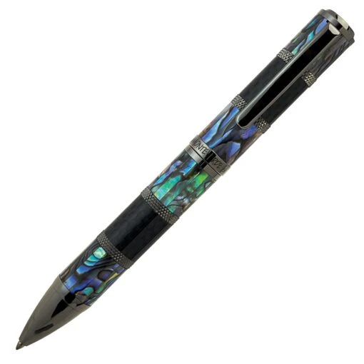 Monteverde Regatta Limited Edition Ballpoint Pen, Abalone Shell & Carbon Fiber -Pens Store MV Regatta Sport Abalone GM BP FS 34818.1620345723 scaled