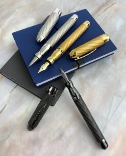 Pineider Jewelers Matrix Limited Edition Sterling Silver Rollerball Pen, Palladium Plated -Pens Store Matrix 77ac97b4 790f 427f a851 36972e5efc72