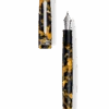 Tibaldi N60 Amber Yellow Resin Fountain Pen, Palladium Trim, Medium Nib -Pens Store N60 550 FP 0b54463e 1019 4f7f 9ab7 019c6edbedc3