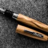 Conklin All American Limited Edition Olive Wood Fountain Pen, Chrome Trim -Pens Store OChrome1small