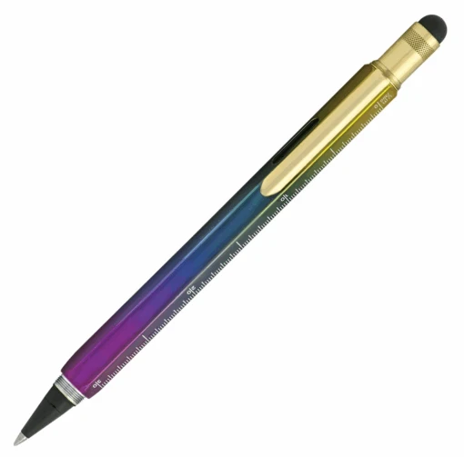 Monteverde 9 In 1 One Touch Tool Inkball Rollerball Pen & Stylus, Rainbow -Pens Store RBINK