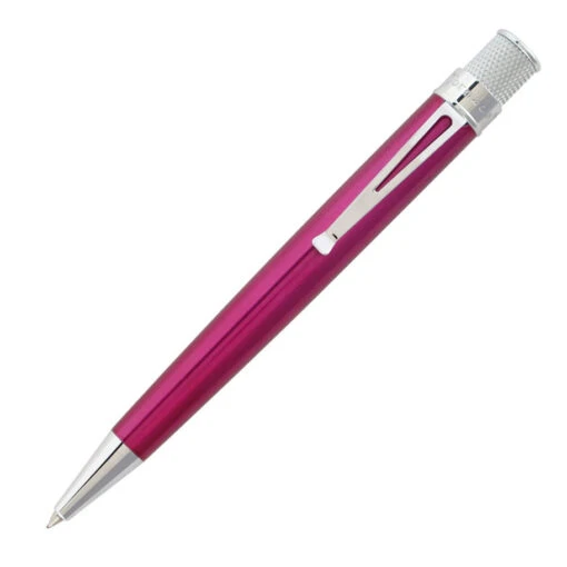 Retro 51 Tornado Classic Rollerball Pen, Pink Lacquer -Pens Store RetroPink
