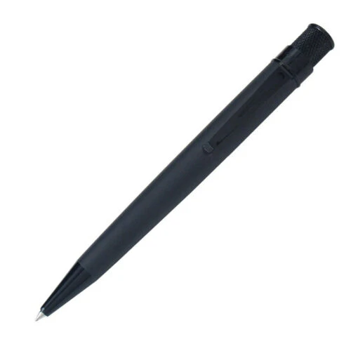 Retro 51 Tornado Vintage Metalsmith Rollerball Pen, Stealth Black -Pens Store RetroStealth