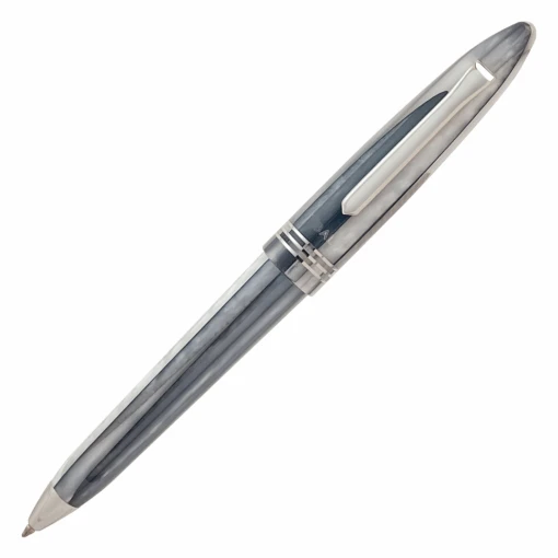 Tibaldi Bononia Ballpoint Pen, Pearl Mist, Palladium Trim -Pens Store TibaldiBP