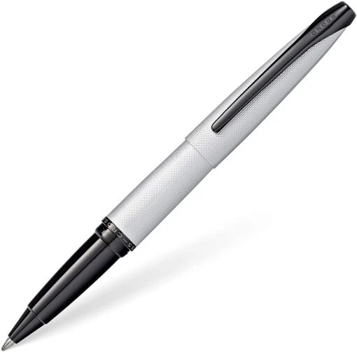 Cross® Cross ATX Rollerball Pen, Brushed Chrome & Black -Pens Store ade60df7 03d0 5a59 87ac 27468e20e30e