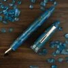 Tibaldi Limited Edition Bononia Mercury Fountain Pen, Rose Gold Trim -Pens Store amercury1