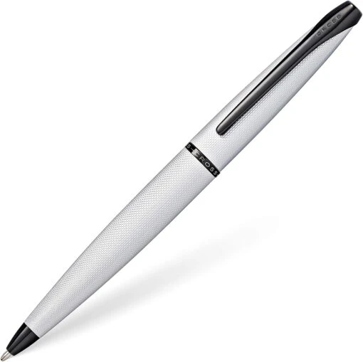 Cross® Cross ATX Ballpoint Pen, Brushed Chrome & Black -Pens Store