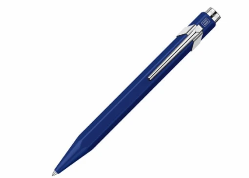 Caran D'Ache 849 Rollerball Pen Metal Blue #846.659 -Pens Store blueroller