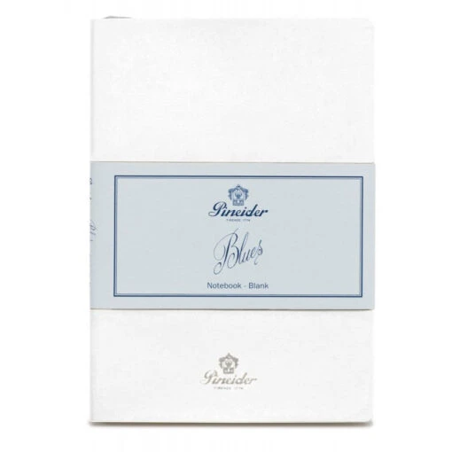 Pineider Blues Notebook, A5, 192 Blank Pages, 55gr Paper, White -Pens Store blues notes bf6fa9be 9c20 4151 9c94 29c55feb869e