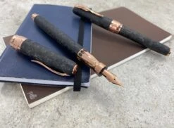 Pineider Limited Edition Forged Carbon Fountain Pen, Rose Gold Trim -Pens Store carb3 ce0f8ec9 04fb 4a89 9923 e2c415b771af