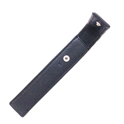 Cross® Cross Single Leather Pen Case, Snap Closure, Black -Pens Store cec61018 e46b 5456 8f33 72f4b2304336 scaled