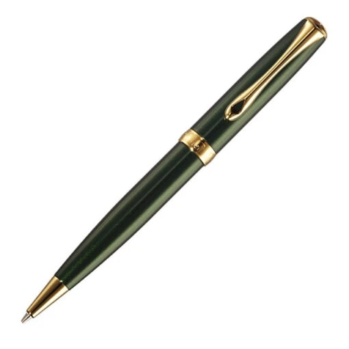 Diplomat Excellence A2 Evergreen & Gold Ballpoint Pen -Pens Store