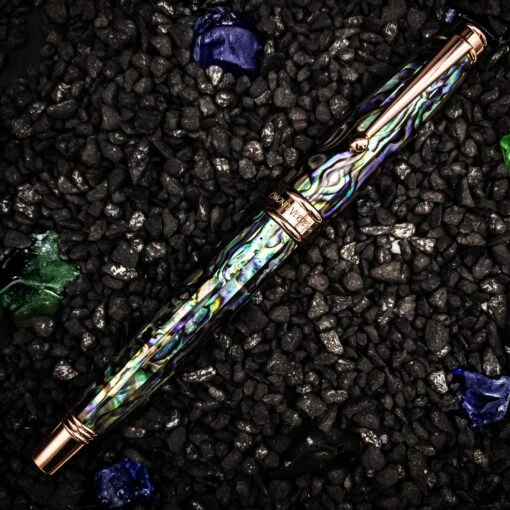 Monteverde Invincia Limited Edition Abalone Shell Rollerball Pen, Rose Gold Trim -Pens Store f3822f13 cc5e 529e ac85 15fd93ce1fd9 scaled