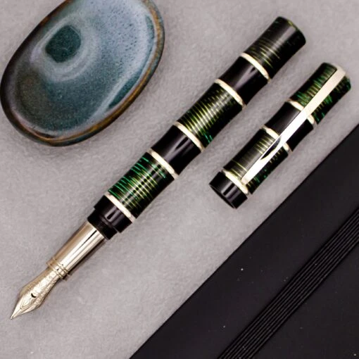 Visconti Limited Edition Asia Bamboo Fountain Pen, Green -Pens Store f9767555 0162 5047 9297 69a77d1f5991