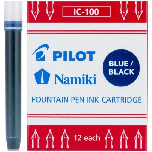 Pilot Namiki Fountain Pen Ink Cartridges, Blue/Black, 12pk -Pens Store pbb