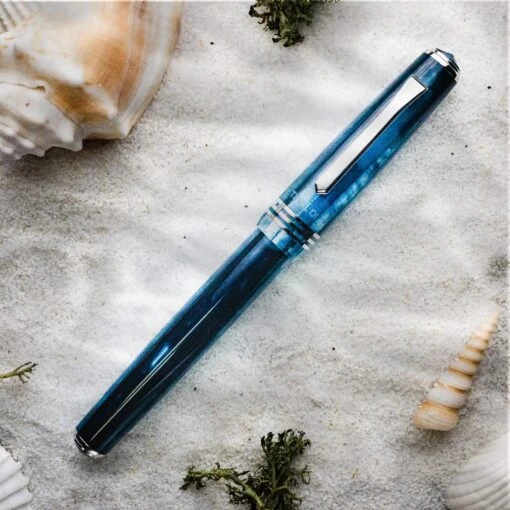 Tibaldi N60 Limited Edition Rollerball Pen, Bora Bora, Palladium Trim -Pens Store rbpl2 scaled