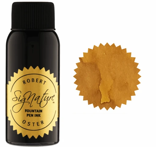 Robert Oster Fountain Pen Ink Bottle, 50ml, African Gold -Pens Store robert oster ink 50ml royal red