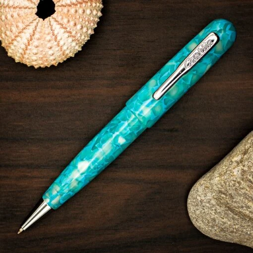 Conklin All American Ballpoint Pen, Turquoise Serenity -Pens Store serenbp