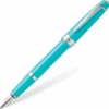Cross® Cross Bailey Light Fountain Pen, Polished Teal Resin -Pens Store tealfp a5934ef5 59cc 4af8 8f6c a6062350b58f